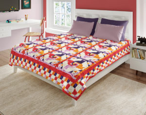 Spiral Cats Pattern Patchwork