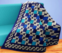 Fading Nine Patch Pattern Patchwork #484