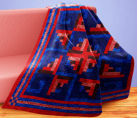 Hot Summer Wall Quilt | 40x40 Inches # W - 477