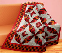 Cubic Chain Sphere Wall Quilt | 40x40 Inches # W - 487