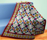 Luzvimin Irish Chain Wall Quilt | 40x40 Inches # W - 481