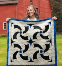 Elemental Spin Wall Quilt | 40x40 Inches # W - 383