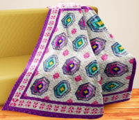 High Class Medallion Wall Quilt | 40x40 Inches # W - 320