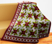 Eight Sided Pinwheel Wall Quilt | 40x40 Inches # W - 485