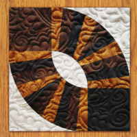 Sparkling Knot Quilt Block PDF Pattern With Video Tutorial | 6", 8", 10", 12", and 14"  Size Versions Included # 480-B-1