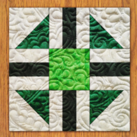 Paragon Box Quilt Block PDF Pattern With Video Tutorial | 6", 8", 10",12", and 14" Size Versions Included #  554-B-1