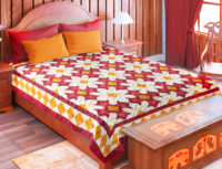 Cross Eye Flowers Patchwork Pattern #527