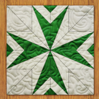 Nordic Squares Quilt Block PDF Pattern With Video Tutorial || 6, 8, 10, 12, and 14 Inch Size Versions Included #579 B-3