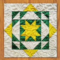 Covering Sun Quilt Block PDF Pattern With Video Tutorial || 16, 18, 20, 22, and 24 Size Versions Included #550 B-2