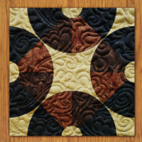 Crop Circles Quilt Block PDF Pattern With Video Tutorial || 16, 18, 20, 22, and 24 Size Versions Included #518 B-4
