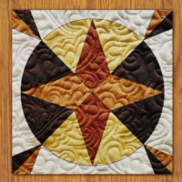 Sphere Parol Quilt Block PDF Pattern With Video Tutorial || 16, 18, 20, 22, and 24 Inch Size Versions Included #573 B-2