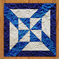 Crosswind Pinwheel Quilt Block PDF Pattern With Video Tutorial || 16, 18, 20, 22, and 22 Size Versions Included #567 B-2