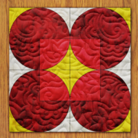 Curtain Ring Quilt Block PDF Pattern With Video Tutorial || 16, 18, 20, 22, and 24 Size Versions Included #525 B-2